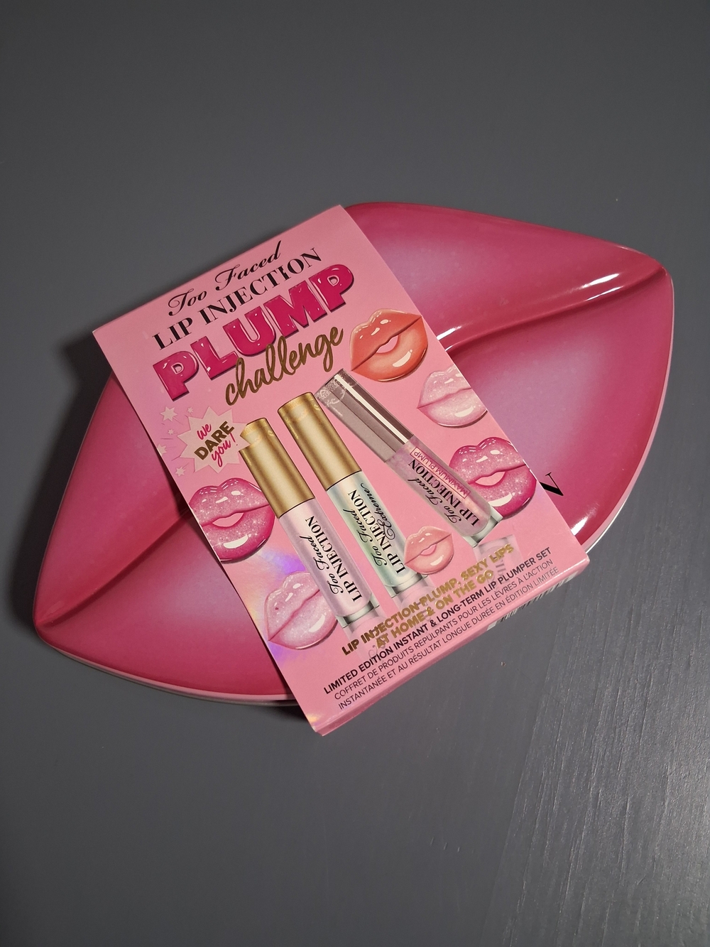 Limited Edition Too Faced Lip Injection Plump Challenge Lip Plumper Set